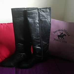 Knee high platform boots